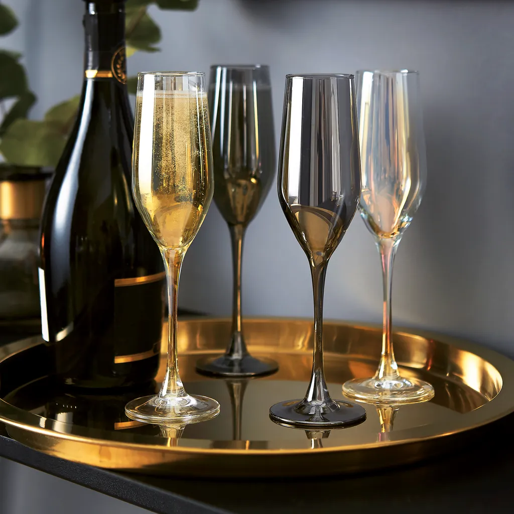 6 Champagnergläser Set Celeste Shiny Graphine 160 Ml LUMINARC 5 6 Champagnergläser Set Celeste Shiny Graphine 160 Ml LUMINARC – Bild 3