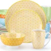 Vancasso Natsuki 16-teilig Porzellan Kombiservice, Mit Je 4 Speiseteller Ø 27 Cm, Dessertteller Ø 21,5 Cm, Müslischalen Ø 15,2 Cm Und Kaffeebecher 380 Ml -Küchenbedarf Geschäft 2652d2a08fb8126ddaf6c15351073f8e