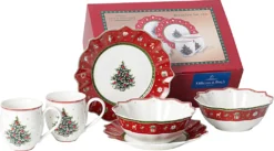 Villeroy & Boch Frühstücksset Toy's Delight Rot,weiß -Küchenbedarf Geschäft 26eb5132b4d3c90e63be0a278f6f1a78