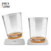 SILWY - 2 X Trinkbecher Mit Magnetboden - Hub Orange - Inkl. 2 Nano-Gel-Pads - 0,25l -Küchenbedarf Geschäft 271fabf28ab7f6e7373c45587c58527f