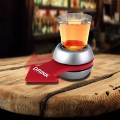 Shot Glas Spinner | Party-Spiel | Trinkspiel | Einschenken, Drehen, Trinken. Inklusive Shotglas Und Drehmechanismus -Küchenbedarf Geschäft 28c899abb227747861bdac72ee5293e3