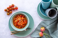 Mäser 931770 Kombiservice Elissa Für 6 Personen, Steinzeug, Türkis (1 Set, 24-teilig) -Küchenbedarf Geschäft 2919408ca53f474365bcaca6dfc5d0d5