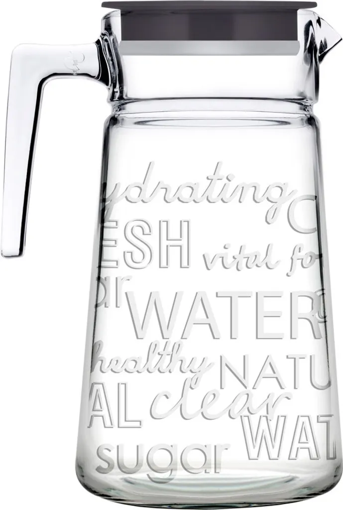 Pasabahce Glaskaraffe Krug Mit Deckel Saftkrug Wasserkrug 2L Kanne Wasser Saft City Pop 4 Pasabahce Glaskaraffe Krug Mit Deckel Saftkrug Wasserkrug 2L Kanne Wasser Saft City Pop – Bild 2