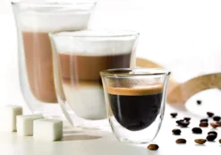 De'Longhi DeLonghi Cappuccino 2er Doppelwandiges Thermoglas -Küchenbedarf Geschäft 2b392436d449acf2676d09f96ce20dd6