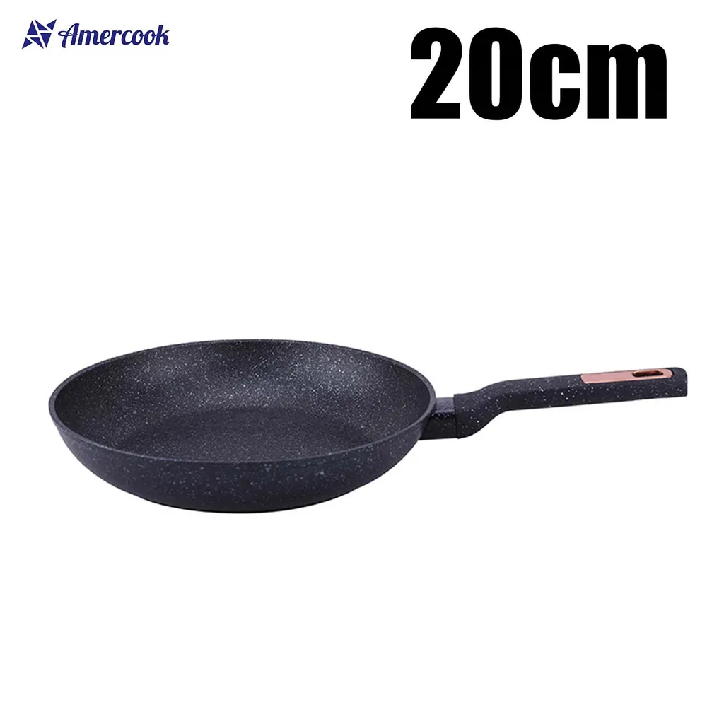 AMERCOOK Brittany Bratpfanne 20 Cm - Universal-Pfanne Mit Aluminiumkern Bratpfanne - Für Alle Herdarten Zum Braten, Kochen Und Schmoren Induktionsgeeignet Bratpfanne Antihaft-beschichtet 4 AMERCOOK Brittany Bratpfanne 20 Cm - Universal-Pfanne Mit Aluminiumkern Bratpfanne - Für Alle Herdarten Zum Braten, Kochen Und Schmoren Induktionsgeeignet Bratpfanne Antihaft-beschichtet – Bild 2