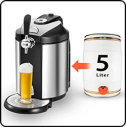 Clatronic Bierzapfanlage BZ 3740 Mit Edelstahlgehäuse Für Partyfässer -Küchenbedarf Geschäft 2c2308f2a647da16aceac0f023ec116c