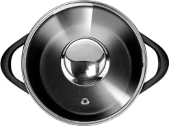 Smile MGK-12 Kochtopf, Geschmiedetes Aluminium, Schwarz -Küchenbedarf Geschäft 2c9a5dd49dcb66d5da2c65bd00acf70b