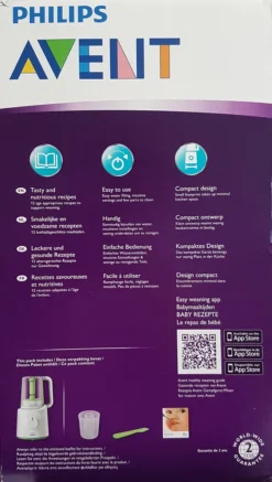 PHILIPS AVENT AVENT 2-in-1 Babynahrungszubereiter -Küchenbedarf Geschäft 2d4dec458e9c3398fbcd970c292ede74