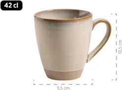 Mäser 931818 Frühstücksset Nottingham Für 4 Personen, Steinzeug, Beige (1 Set, 12-teilig) -Küchenbedarf Geschäft 2e0a9cb3d0be8f136e260ac41200b758