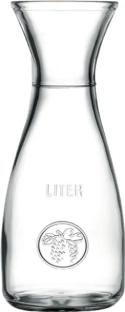 Glas Karaffe Bacchus 1L Mit Eichring Wasserkaraffe Weinkaraffe Saftkaraffe -Küchenbedarf Geschäft 2eef54825cfc910af4e0f54f066b3d9c