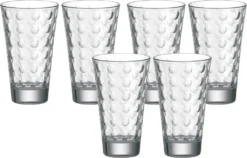 LEONARDO 012684 Optic Longdrinkbecher, Glas, 300 Ml, Ø 8 X 13 Cm, Klar (6 Stück) -Küchenbedarf Geschäft 323c8ba8ba1b8f9c8dbca60908abb038