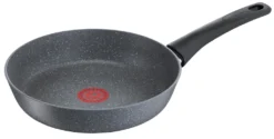 Tefal Chef's Delight Bratpfanne 24cm, Granit-Grau Mit Trendigem Stone Effekt