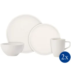VILLEROY & BOCH Artesano Einsteigerset 8 Tlg. Tellerset Geschirr-Service Kaffeetassen Schalen -Küchenbedarf Geschäft 33765669a0405aca5f06a0570d7fa4e4