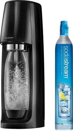 Sodastream Wassersprudler EASY Incl. PET-Flasche 1 L Und 1 Co²-Kohlensäurezylinder, Schwarz -Küchenbedarf Geschäft 353451582e41181b7bfc2ffa02a68f07