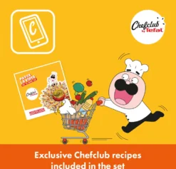 Chefclub By Tefal Pasta La Vista Kochgeschirr-Set | G804S4 | Pfanne 28 Cm, Kochtopf 20 Cm, Universalmesser, Schneidebretter, Rezeptheft Mit Leckeren Rezepten 26 Chefclub By Tefal Pasta La Vista Kochgeschirr-Set | G804S4 | Pfanne 28 Cm, Kochtopf 20 Cm, Universalmesser, Schneidebretter, Rezeptheft Mit Leckeren Rezepten -Küchenbedarf Geschäft 3566746b207094b4d3eb52f0c4606cd2