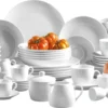 Mäser 102034 Kombiservice Alesia Für 6 Personen, Porzellan, Weiß (1 Set, 62-teilig) 2 Mäser 102034 Kombiservice Alesia Für 6 Personen, Porzellan, Weiß (1 Set, 62-teilig) -Küchenbedarf Geschäft 3799b646fc427845c7c5b69f67fa0a72