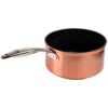 Excellence Cuivre Ø20 Cm By Kitchen Pro - Stielkasserolle 20cm Ohne Deckel, Kochtopf Klein 2,5 Liter, Aus Kupfer Und Rostfreiem Edelstahl, Induktion
