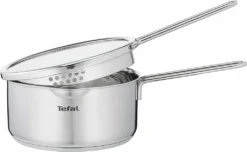 Tefal NORDICA Topfset Edelstahl 6-teilig H852S3 + DUETTO Bratpfanne °20cm -Küchenbedarf Geschäft 3ad15fec15c36f75c542eddd291e27ba
