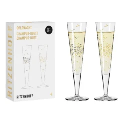 Goldnacht Champagnerglas-Set H22 Von Ritzenhoff Design Team -Küchenbedarf Geschäft 3adfb5325f9e1dc896429ee2892fb19a