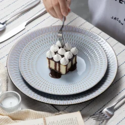 Kombiservice Steinzeug, Vancasso PLUVO Tafelservice, 16-teiliges Ess Geschirrset Mit Je 4 Speisetellern, Kuchentellern, Schalen Und Tassen Für 4 Personen 16 Kombiservice Steinzeug, Vancasso PLUVO Tafelservice, 16-teiliges Ess Geschirrset Mit Je 4 Speisetellern, Kuchentellern, Schalen Und Tassen Für 4 Personen -Küchenbedarf Geschäft 3b31043b48eceba82c675d1d794d526d