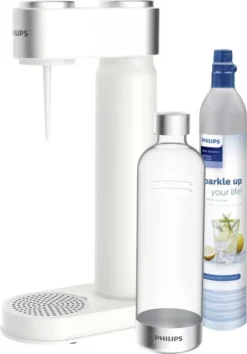 PHILIPS AQUA Soda Maker Wassersprudler + 425 G CO²-Zylinder + 1 PET-Flasche 1 Liter, Weiß 16 PHILIPS AQUA Soda Maker Wassersprudler + 425 G CO²-Zylinder + 1 PET-Flasche 1 Liter, Weiß -Küchenbedarf Geschäft 3bea25299d1c901c86aad2f3419bd3f0