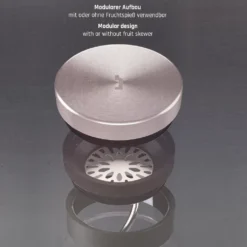 2er Set Glaskaraffen Mit Deckel - BODDELS SUND Wasserkaraffe Mit Fruchtspieß Und Filter 1,1L Anthrazit -Küchenbedarf Geschäft 3ca6a3f6b99718a150f548eb44e153a8