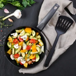 GRÄWE Aluminium-Pfannenset, Ø 20 Cm, Ø 24 Cm, Ø 28 Cm, Beschichtet, 3-teilig, Inkl. Pfannenwender -Küchenbedarf Geschäft 3fb60d54de2fefcfca2c7bea2bd3d5f6