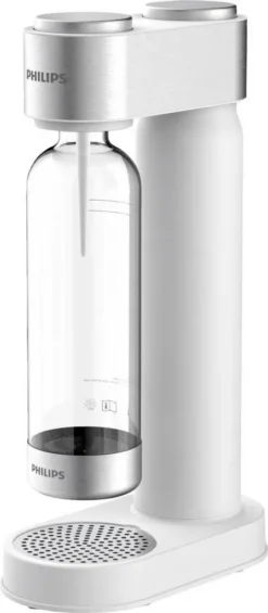 PHILIPS AQUA Soda Maker Wassersprudler + 425 G CO²-Zylinder + 1 PET-Flasche 1 Liter, Weiß 17 PHILIPS AQUA Soda Maker Wassersprudler + 425 G CO²-Zylinder + 1 PET-Flasche 1 Liter, Weiß -Küchenbedarf Geschäft 421bc33b8d0b2204fc55dc0cc6dd8bce