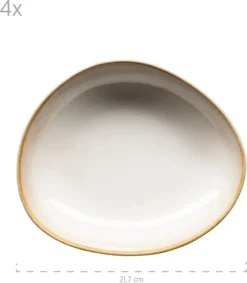 Mäser 931991 Kombiservice La Sinfonia Für 4 Personen, Steinzeug, Beige/creme-weiß (1 Set, 16-teilig) -Küchenbedarf Geschäft 4306d5e027dff645026e89d2877efae0