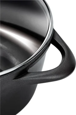 Smile MGK-12 Kochtopf, Geschmiedetes Aluminium, Schwarz -Küchenbedarf Geschäft 4622db359942ebc3c155a5988043f5ea