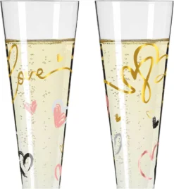 Goldnacht Champagnerglas-Set F23 Von Carolin Oliveira -Küchenbedarf Geschäft 46885908204d67282854bace06717c53
