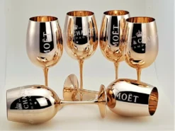 Moët & Chandon Champagnergläser Kupfer 6er Set Echtglas -Küchenbedarf Geschäft 46b01a63a68cfb1221f06cbac3b97917