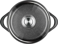 Smile MGK-12 Kochtopf, Geschmiedetes Aluminium, Schwarz -Küchenbedarf Geschäft 46be0fffacebb903ee2fdc2e184a5671