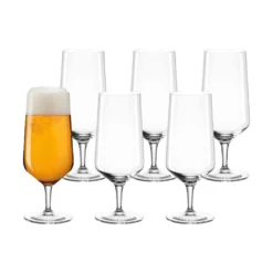 LEONARDO 069541 Puccini Bierglas 410 Ml, Teqton-Glas (6 Stück) -Küchenbedarf Geschäft 480f32dee05361e80920a9f7fd8abdcb