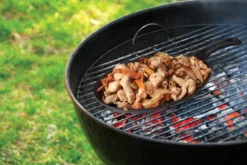 Jim Beam BBQ Servierpfanne Gusseisen - Grillpfanne Steakpfanne Emaille Mit Holzuntersetzer Servierbrett 4er Set -Küchenbedarf Geschäft 48645955805aa73d6903a9b8d62a898f