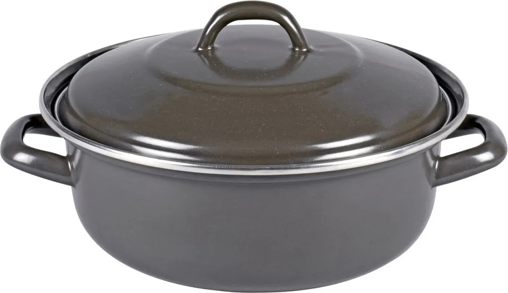 Krüger Kölner Schmorbräter Emaillert Aus Serie Nostalgie 28cm 4 Krüger Kölner Schmorbräter Emaillert Aus Serie Nostalgie 28cm – Bild 2