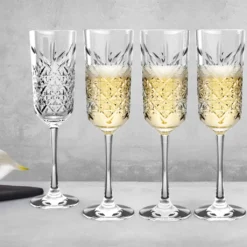 Pasabahce 440356 Timeless Sektglas, Sektkelch, 175ml, Glas, Transparent, 4 Stück -Küchenbedarf Geschäft 4959c6845a90ed3c70d245e1184888c1