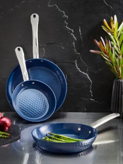 Ceraflon Prestige Diamant Pfannen-Set, Blau, 3-teilig -Küchenbedarf Geschäft 49697d7da860ef6a2265a09e75e11e75