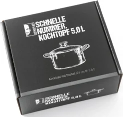 HENSSLER Cooking POT Kochtopf Inkl. Deckel, Edelstahl, 24 Cm Durchmesser, Induktionsherd-geeignet, Antihaftbeschichtung -Küchenbedarf Geschäft 4a60fedf3af2074b74f5eb27d94c0051