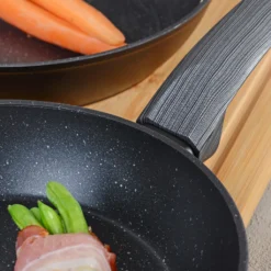 GRÄWE Aluminium-Pfannenset, Ø 20 Cm, Ø 24 Cm, Ø 28 Cm, Beschichtet, 3-teilig, Inkl. Pfannenwender -Küchenbedarf Geschäft 4b34acc225ba0ebb1ec2c26b5708f570