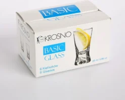 Schnapsgläser Shotgläser 25ml 6 Stück KROSNO Pinnchen Stamperl Shot Glas Basic -Küchenbedarf Geschäft 4c2a46ea964442a5dd2b19fc76680e7d