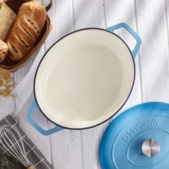 Vancasso Gusseisen Topf, Bräter Mit Deckel, Bratpfanne 6L Ø 30cm Emaillie Schmortopf, 13cm Niedrige Höhe Kasserolle Für Alle Herdarten Und Induktion 12 Vancasso Gusseisen Topf, Bräter Mit Deckel, Bratpfanne 6L Ø 30cm Emaillie Schmortopf, 13cm Niedrige Höhe Kasserolle Für Alle Herdarten Und Induktion -Küchenbedarf Geschäft 4f94d71e11fc410538af2a03a416eb8d