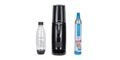 Sodastream Wassersprudler EASY Incl. PET-Flasche 1 L Und 1 Co²-Kohlensäurezylinder, Schwarz -Küchenbedarf Geschäft 51712d3f8bf464b3572d7e1417818f01