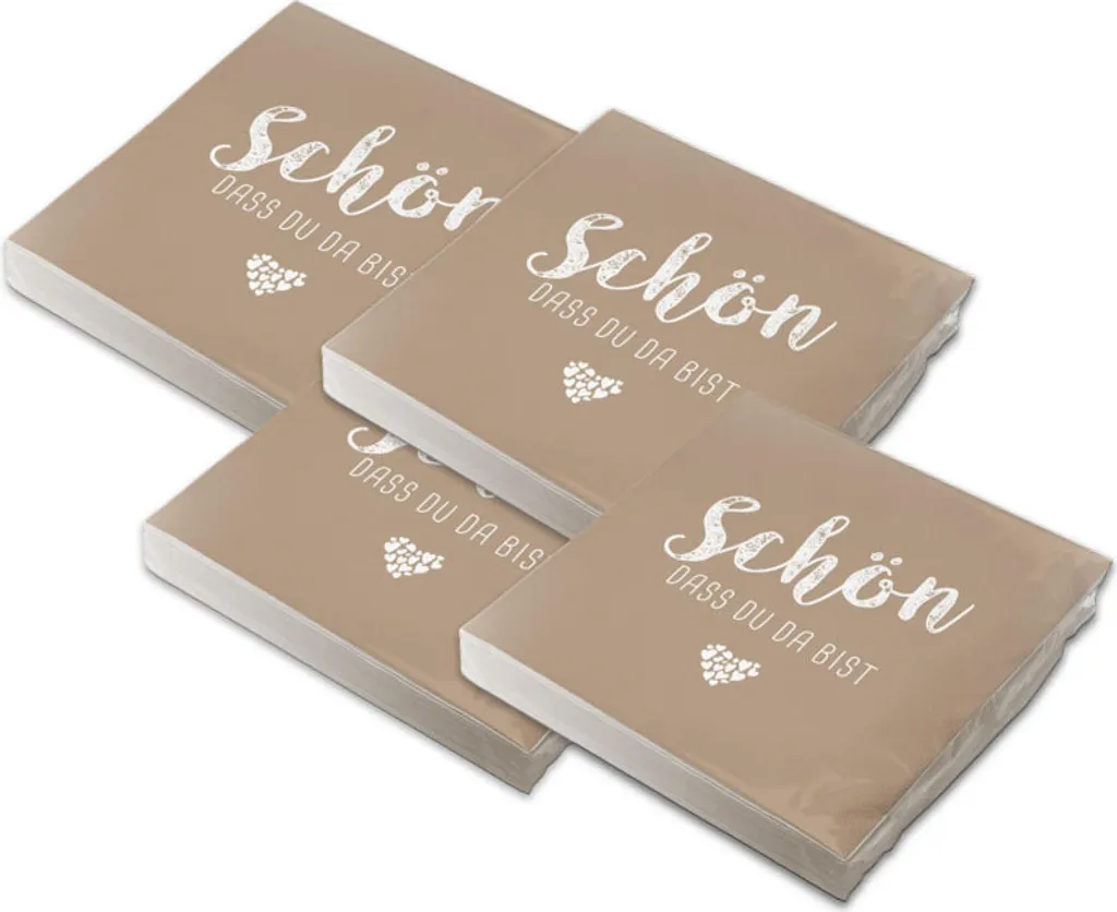 Itenga 80x Serviette Schön Dass Du Da Bist Latte Macchiato 3 Itenga 80x Serviette Schön Dass Du Da Bist Latte Macchiato