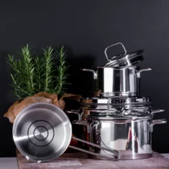 ELO Topfset 4 Teilig Smart Steam; Edelstahl; 72504 -Küchenbedarf Geschäft 52986dccbcf036979b1fa0a5a10882ea