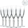 RCR Kristall Orchestra Cut Glas Champagner-Flöten-Gläser Set - 200ml - Packung Mit 6 -Küchenbedarf Geschäft 54d96a84f05191b60fac386b0769fdf6