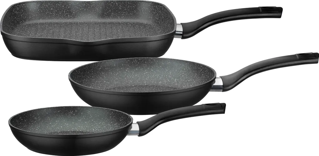 Pfannen-Set Gourmet Granit 3-tlg. 3 Pfannen-Set Gourmet Granit 3-tlg.