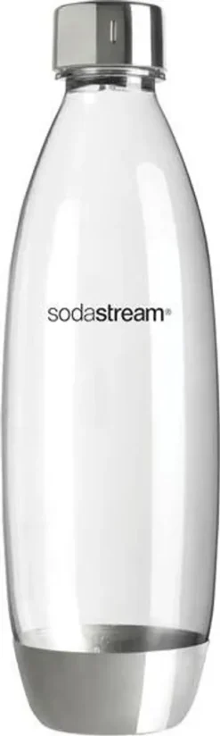 SodaStream Soda Stream PET Fuse Ersatzflasche 1 Liter Edelstahl