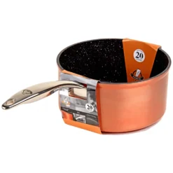 Excellence Cuivre Ø16 Cm By Kitchen Pro - Stielkasserolle 16cm Ohne Deckel, Kochtopf Klein 1,5 Liter, Aus Kupfer Und Rostfreiem Edelstahl - Induktion -Küchenbedarf Geschäft 5b6d39d50938760d244354a4a375a1c7