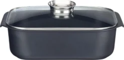 ELO Rafinesse Bräter Mit Aromaknopf Und Spülschwamm 40x25 Cm 7,0l